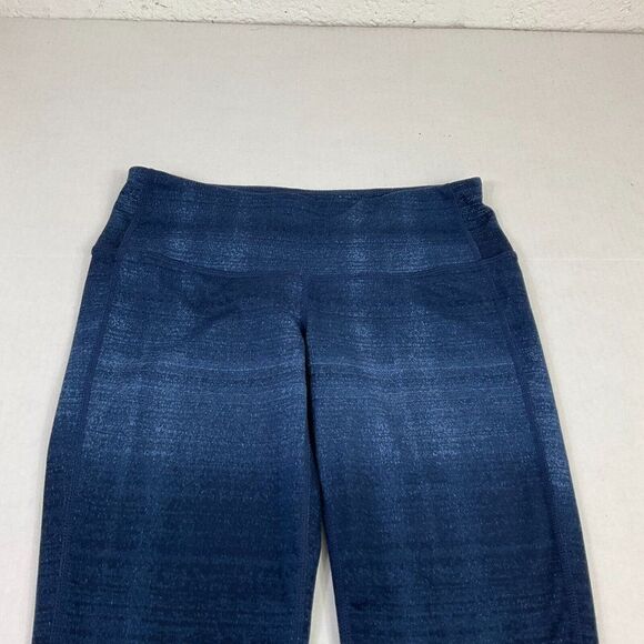 Athleta Womens Ankle Leggings Blue Yoga Pilates Running Stretch Pull On Size XS - Picture 3 of 12